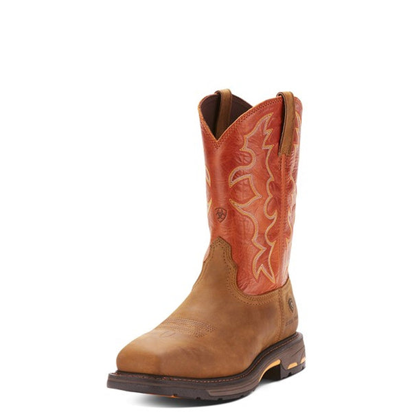 Ariat WorkHog EH Steel Toe Square Toe Boots Mens Size 14 Ariat WorkHog Steel Toe Sq Toe Boot - Dk Earth – Steel Toes main image 3