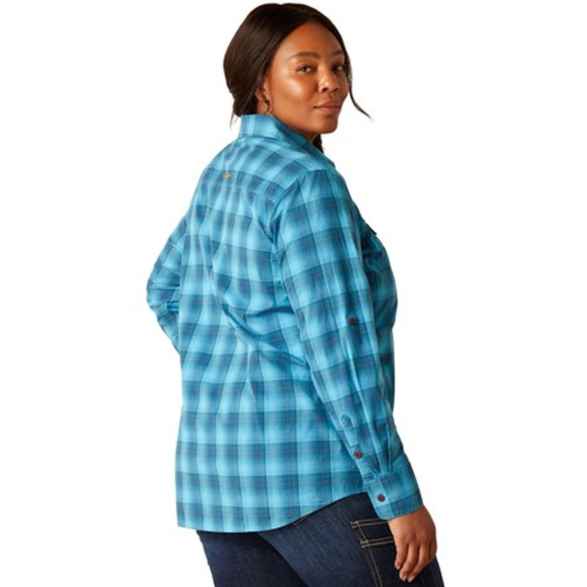 Ariat Women&#39;s Rebar Made Tough DuraStretch Button-Up Work Shirt - Work World - Workwear, Work Boots, Safety Gear