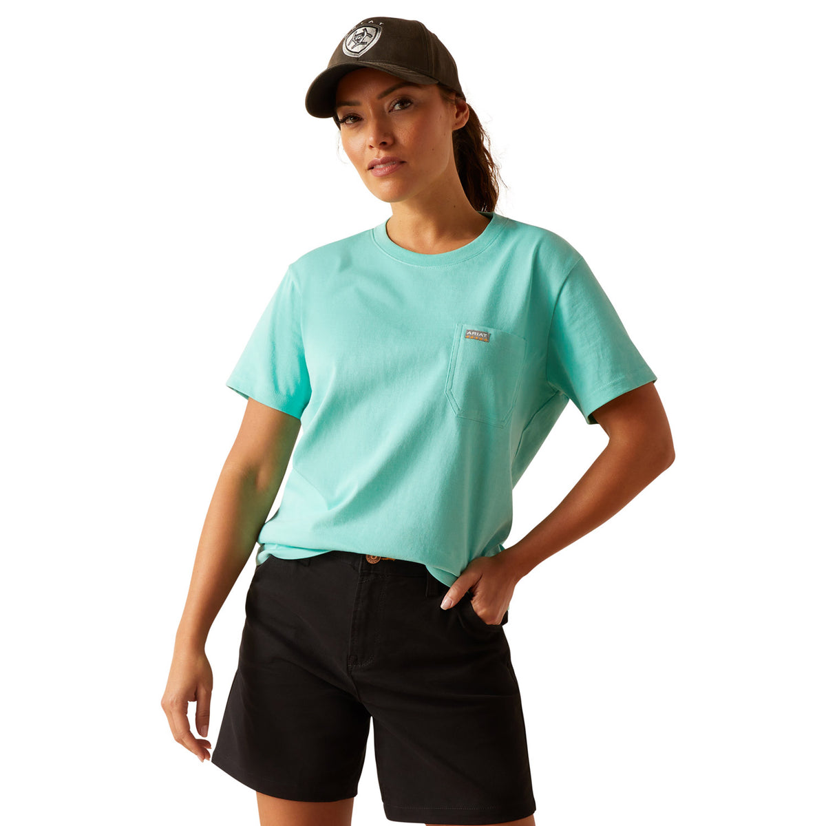Ariat Women&#39;s Rebar™ CottonStrong™ Pocket T-Shirt - Work World - Workwear, Work Boots, Safety Gear