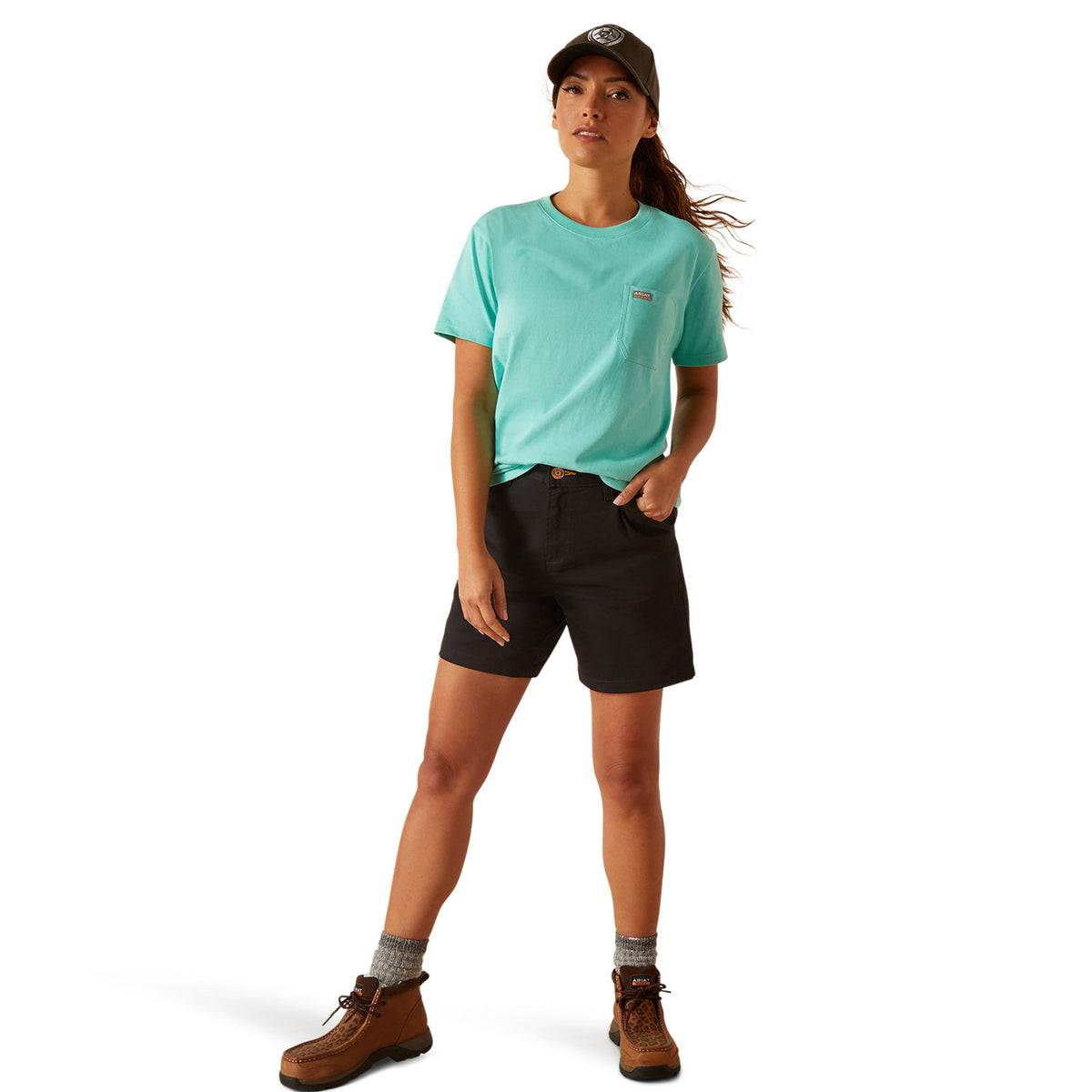 Ariat Women&#39;s Rebar™ CottonStrong™ Pocket T-Shirt - Work World - Workwear, Work Boots, Safety Gear