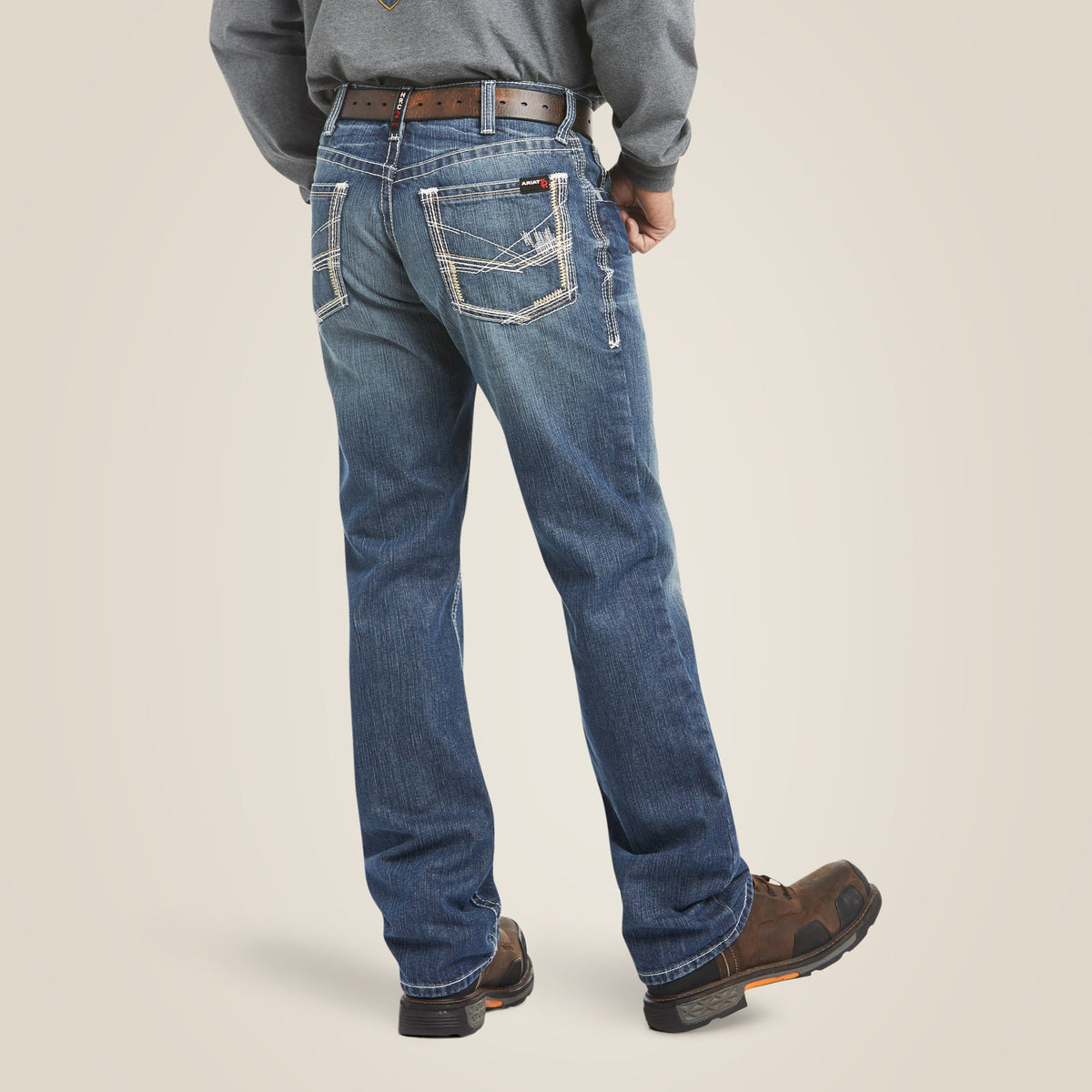 Ariat Men's FR M4 Relaxed Ridgeline Boot Cut Jean Pants Ariat