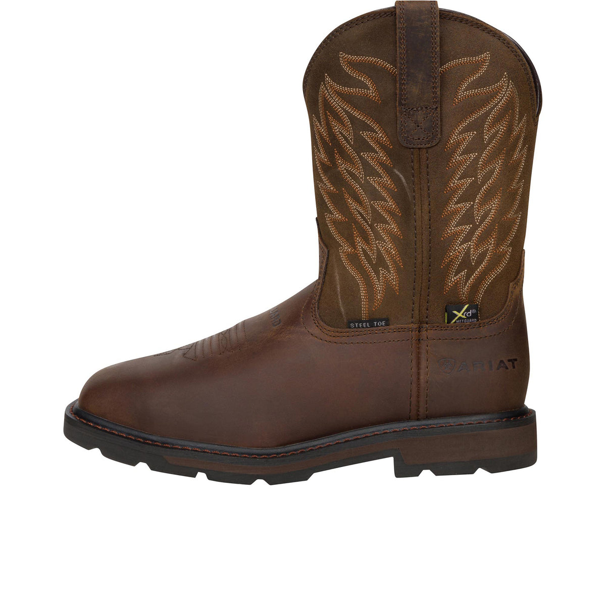 Ariat Men's Groundbreaker Wide Square Toe MetGuard Steel Toe Work Boot Work Boots Ariat