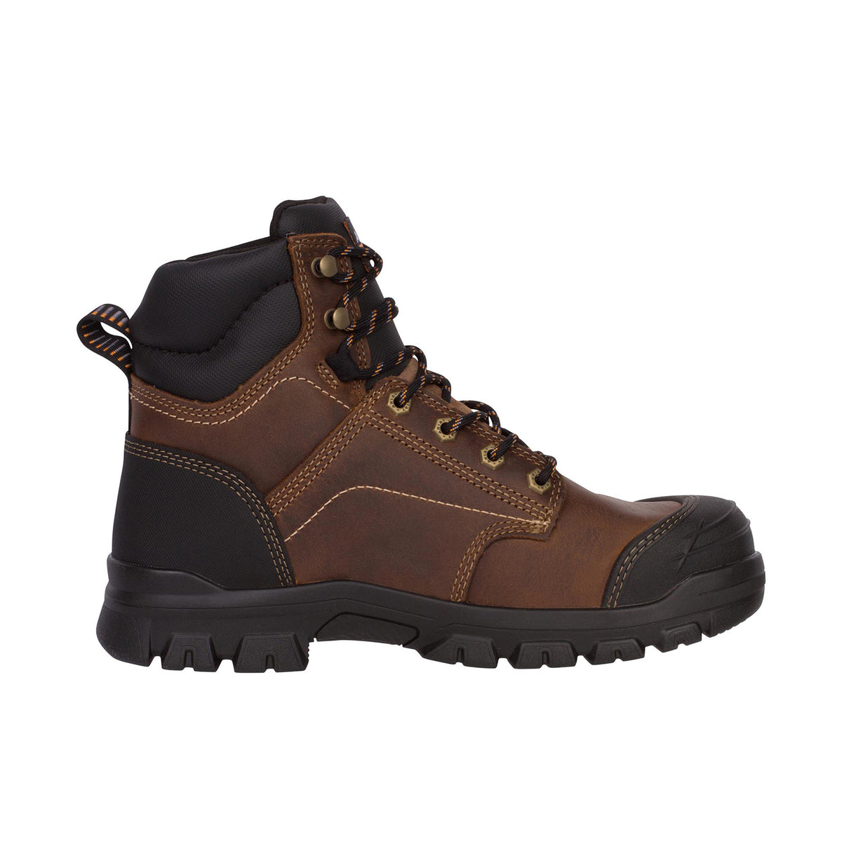 Ariat Men's Treadfast 6" Steel Toe Work Boot Work Boots Ariat Distressed Brown 10 2E
