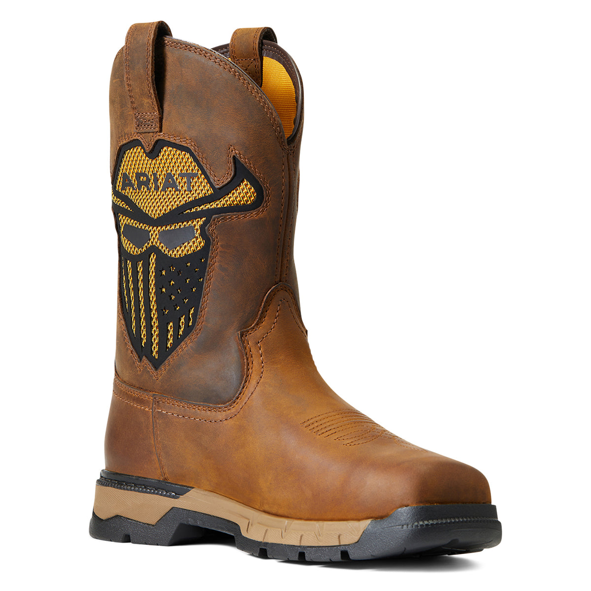 Ariat Men's Rebar Flex Western VentTEK Incognito Soft Toe Work Boot Work Boots Ariat Dark Earth 10 2E