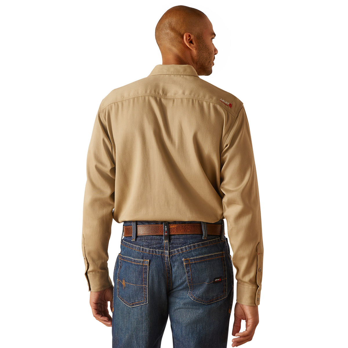 Ariat Men's FR Solid Classic Fit Snap-Font Work Shirt