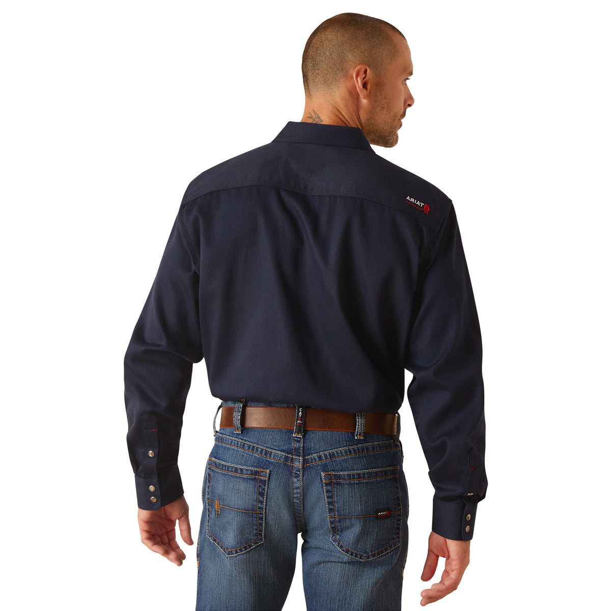 Ariat Men's FR Solid Classic Fit Snap-Font Work Shirt