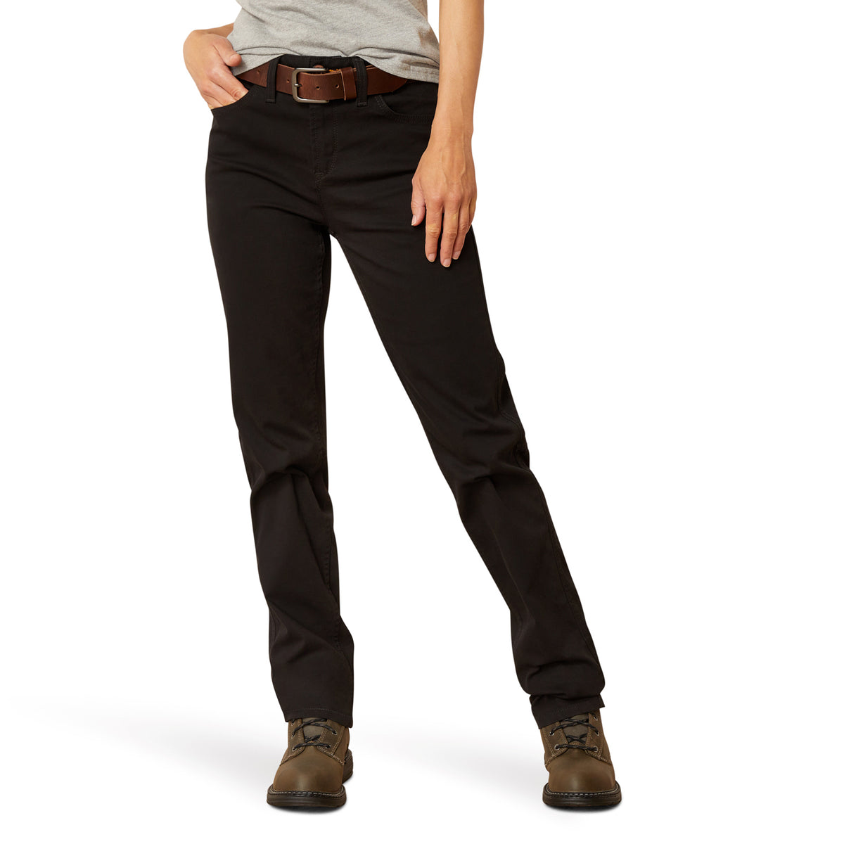 Ariat Men's Rebar Perfect Rise Made Tough Straight Pant Pants Ariat Black 16W Long