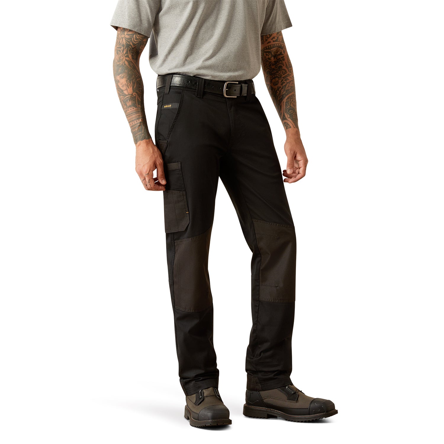 ariat black dress pants Ariat Black Rebar M8 Modern DuraStretch Men's Cargo Pants 10060379