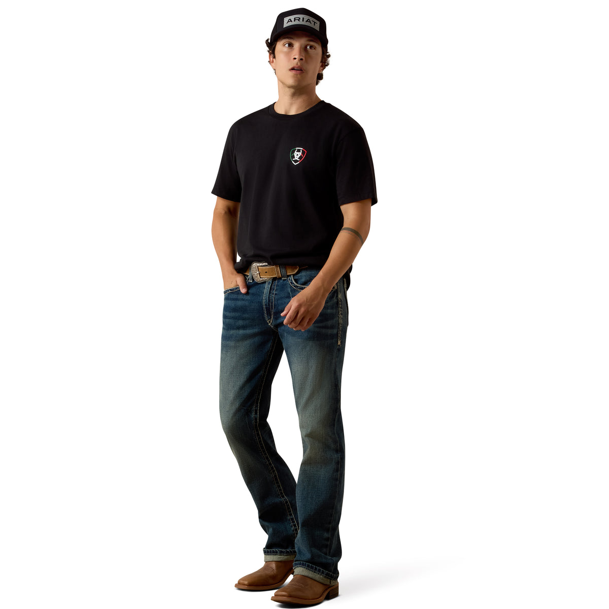 Ariat Men's Buckin Baqueno Short Sleeve T-Shirt