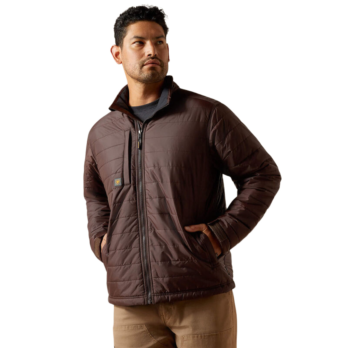 Ariat Men's Rebar Cordura Ripstop Lightweight Insulated Jacket Jackets & Coats Ariat Mole 2XL Reg