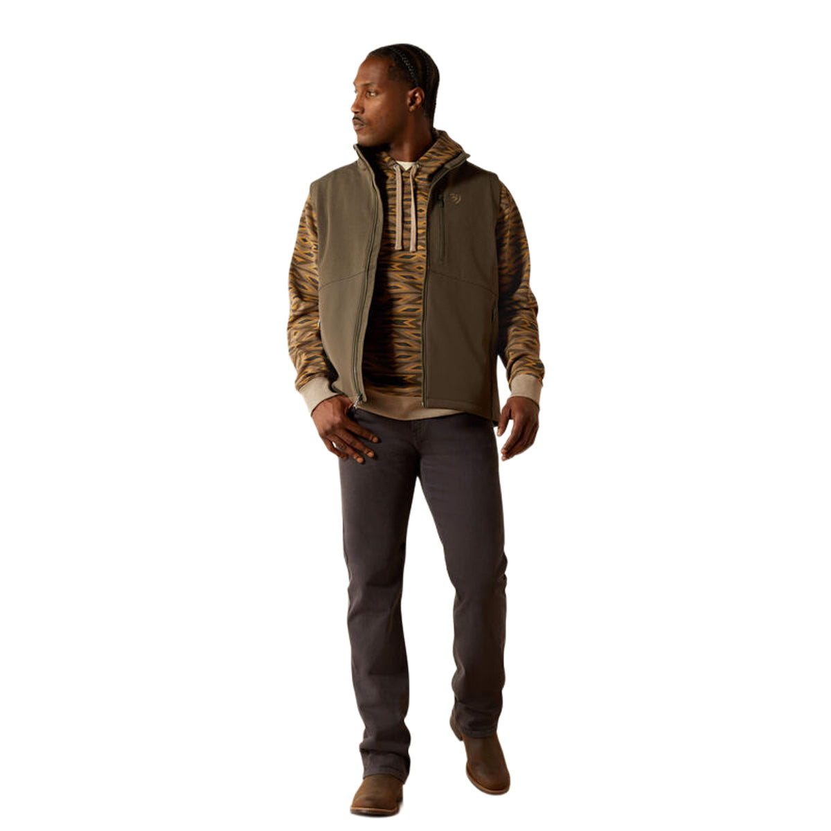 Ariat Men's Logo Softshell Vest Vests Ariat