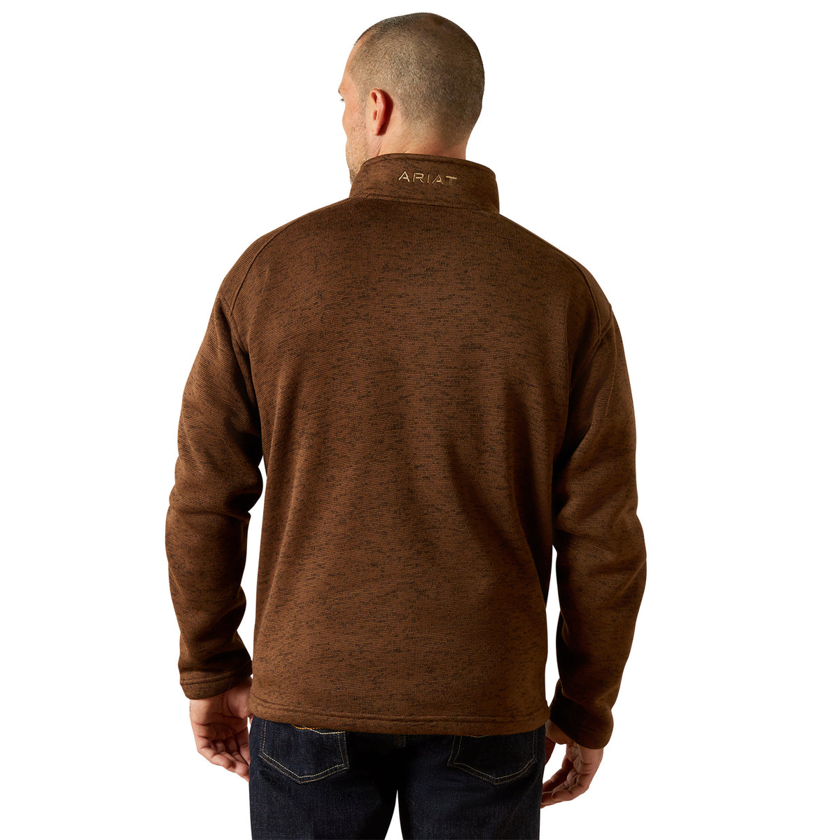 Ariat Men's Caldwell Logo 1/4 Zip Sweater Sweatshirts & Hoodies Ariat