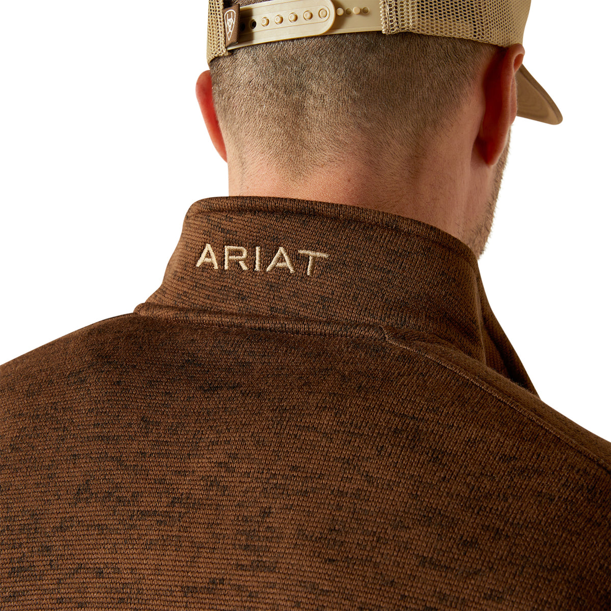 Ariat Men's Caldwell Logo 1/4 Zip Sweater Sweatshirts & Hoodies Ariat
