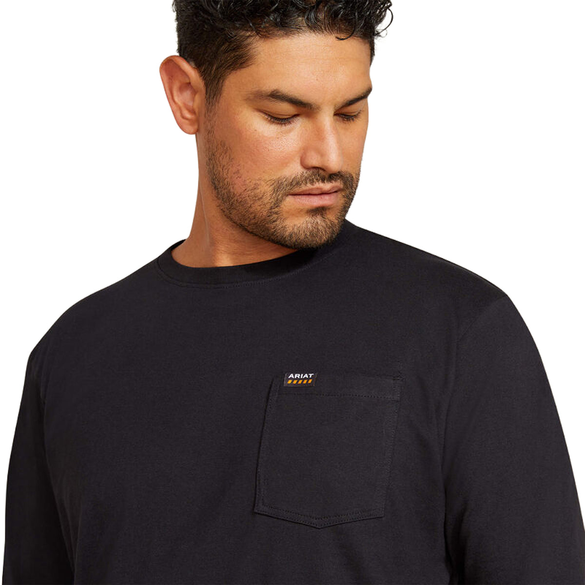 Ariat Men's Rebar Cotton Strong Hardhead T-Shirt Long Sleeve T-Shirts Ariat