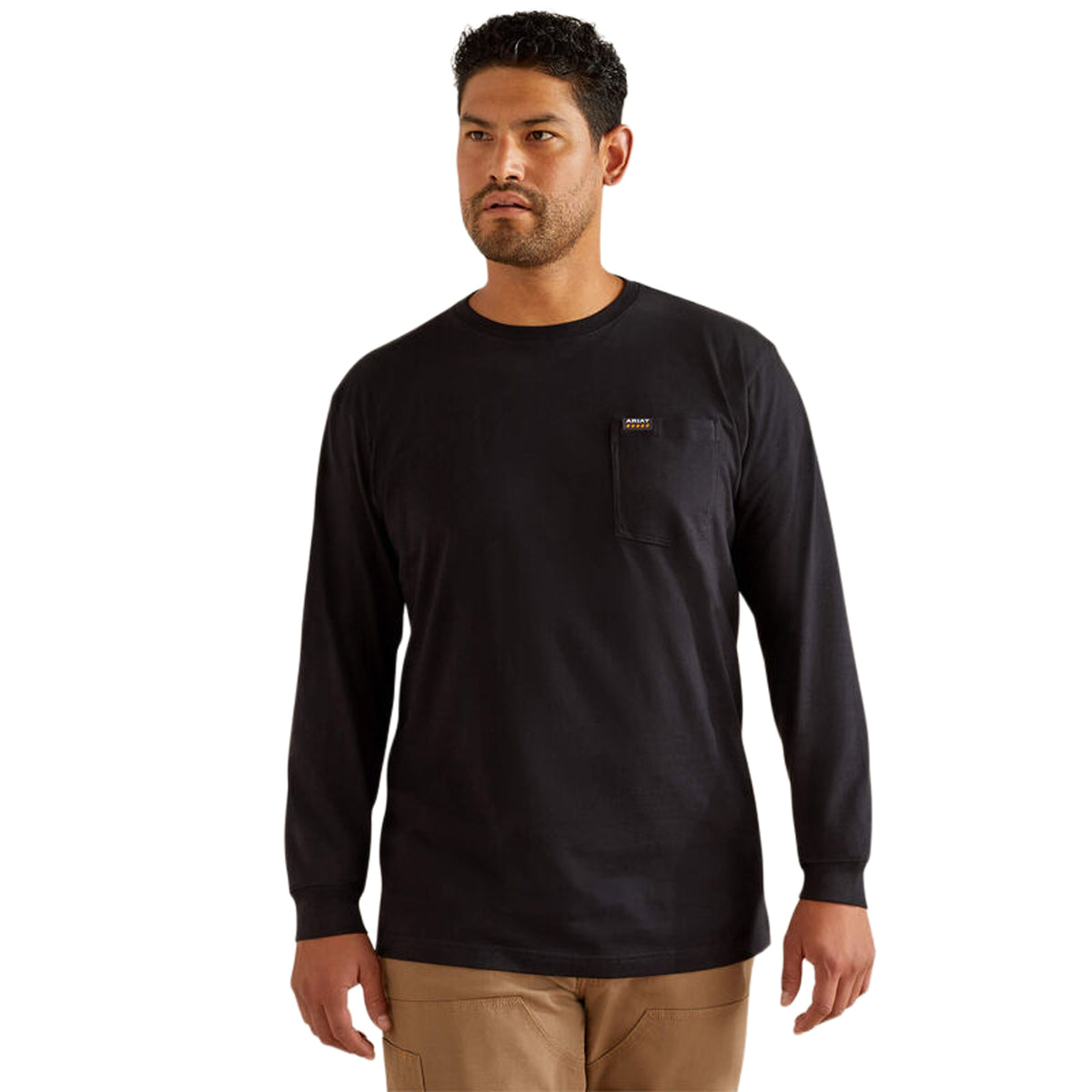 Ariat Men's Rebar Cotton Strong Hardhead T-Shirt Long Sleeve T-Shirts Ariat