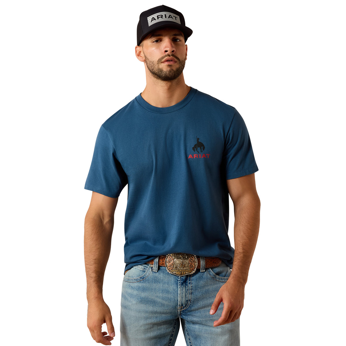 Ariat Men's Flag Bronco Classic Fit T-Shirt T-Shirts Ariat