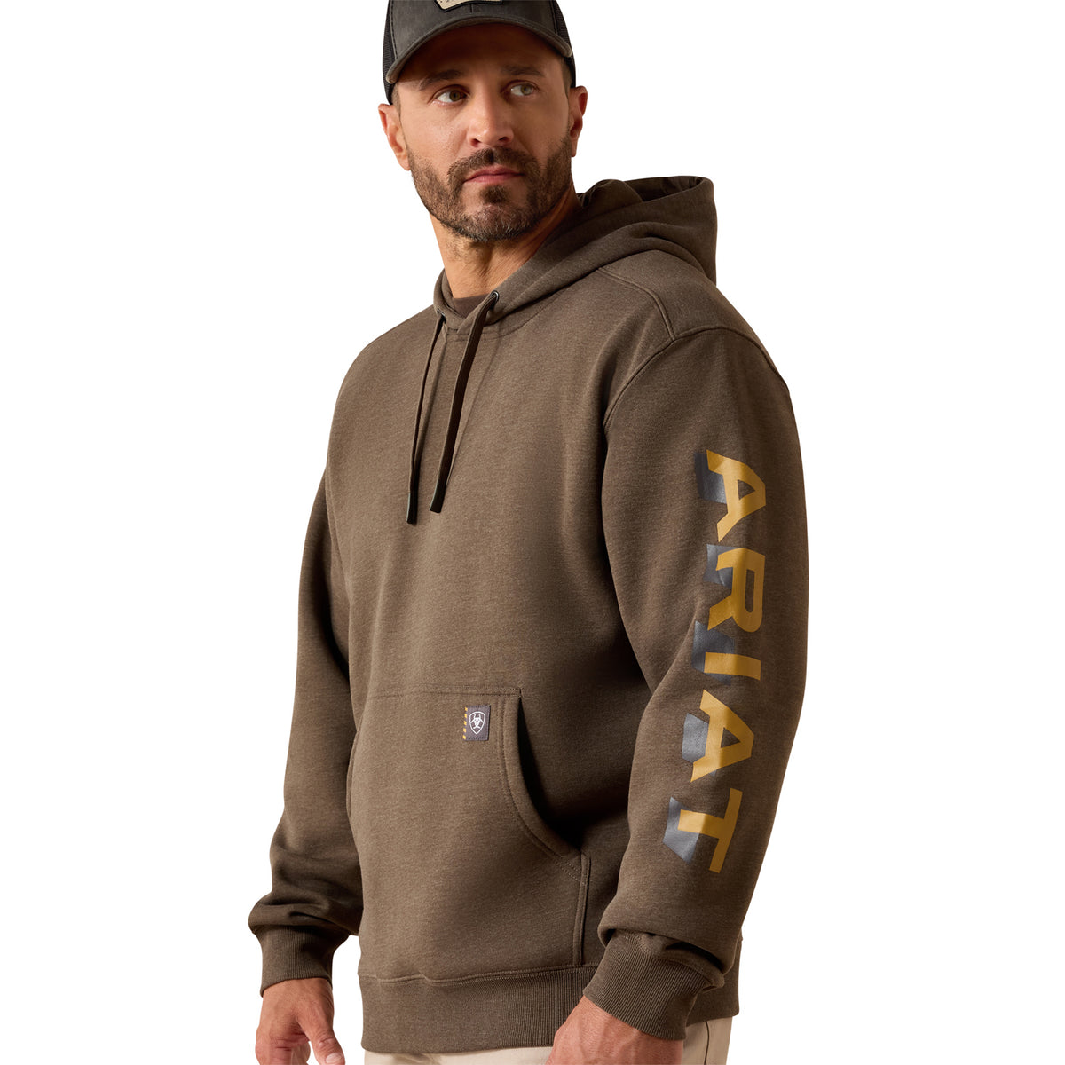 Ariat Men's Rebar Lightweight Logo Hoodie Sweatshirts & Hoodies Ariat