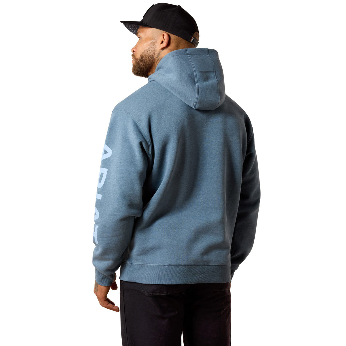Ariat Men's Rebar Lightweight Logo Hoodie Sweatshirts & Hoodies Ariat
