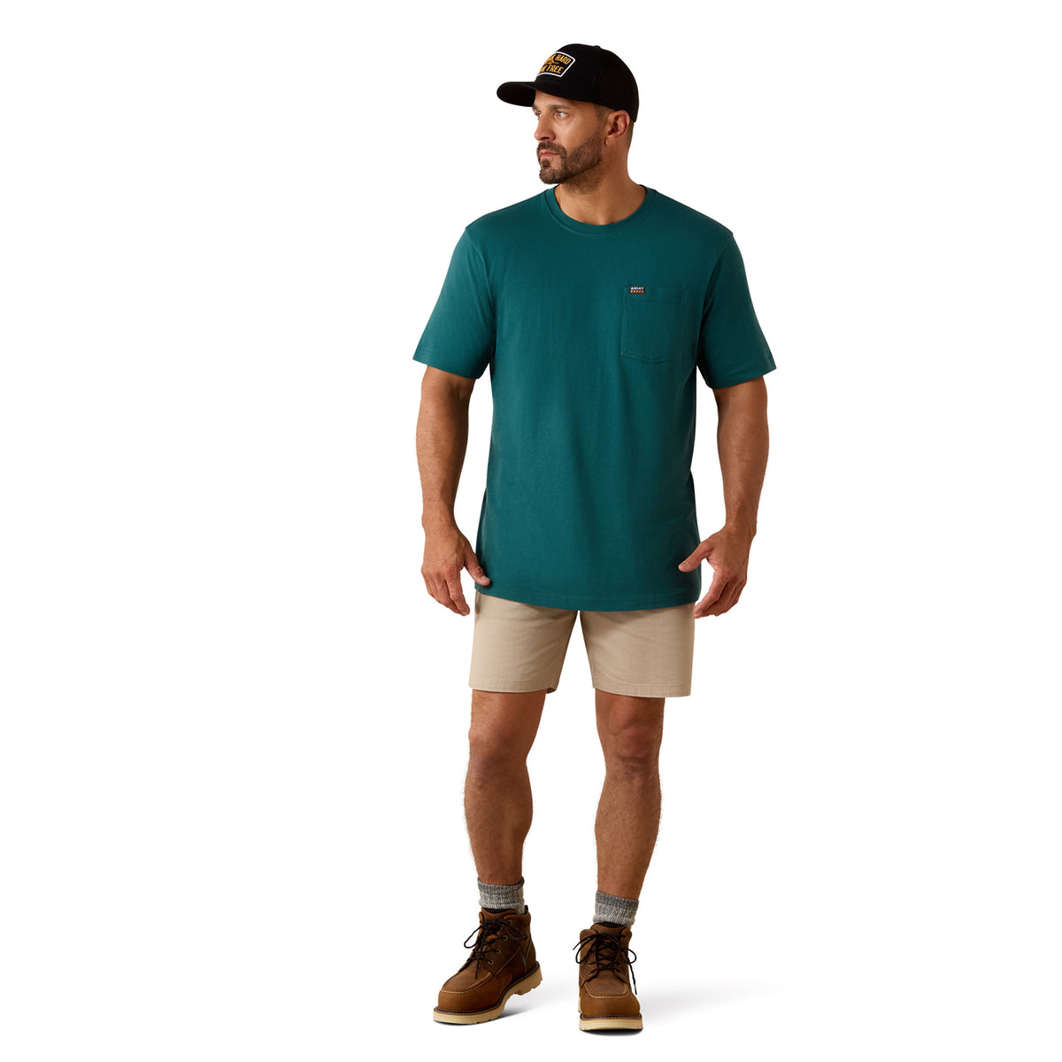 Ariat Men's Rebar Cotton Strong Standard Pocket T-Shirt T-Shirts Ariat