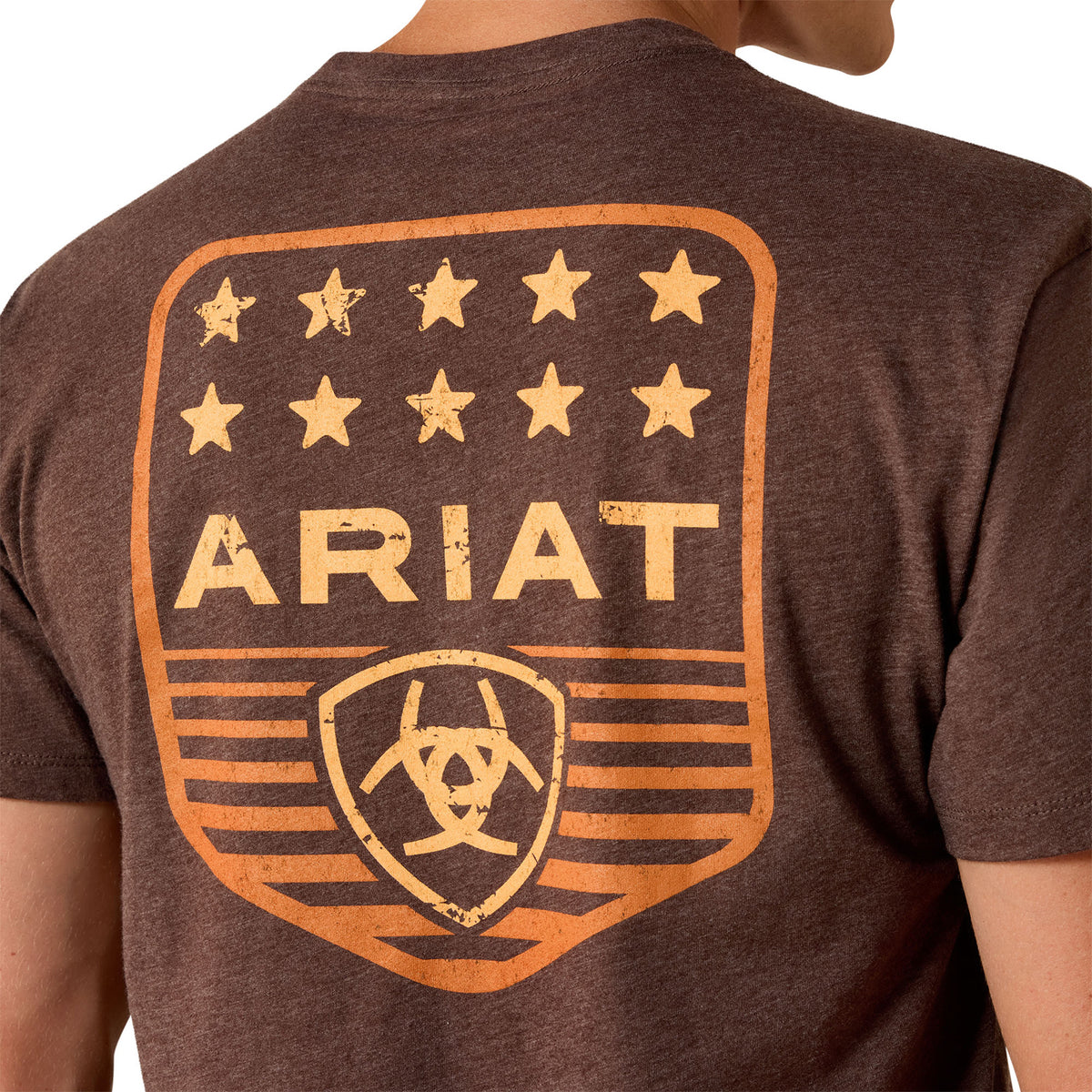Ariat Men's Stripe Patriotic Badge T-Shirt T-Shirts Ariat