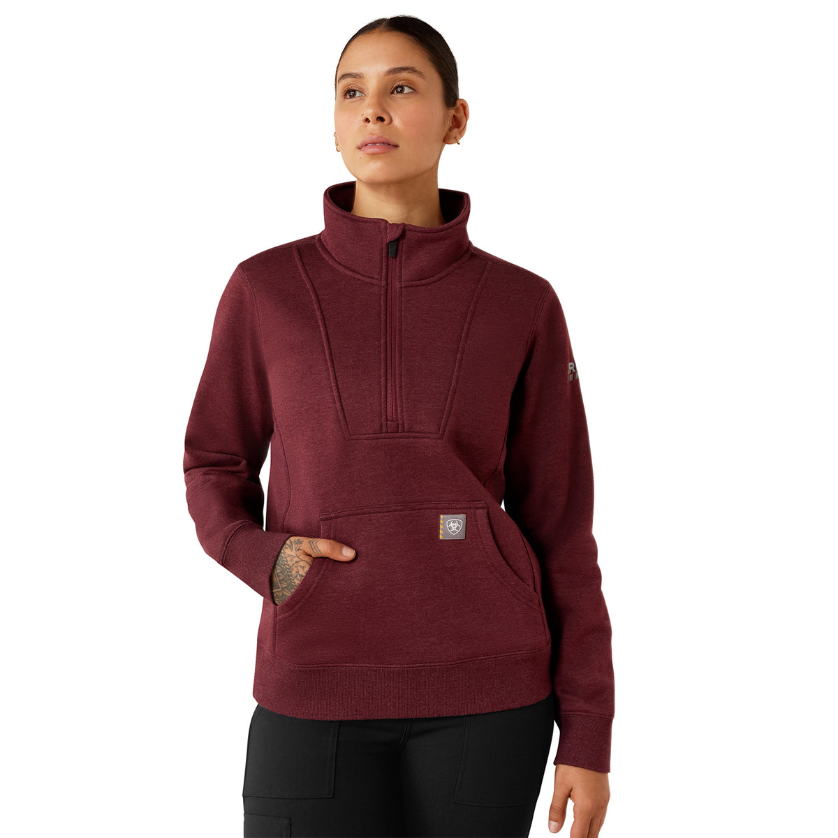 Ariat Women's Traverse Funnel Neck Long Sleeve Sweatshirt