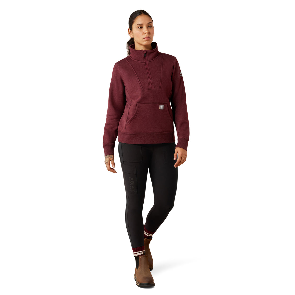 Ariat Women's Traverse Funnel Neck Long Sleeve Sweatshirt