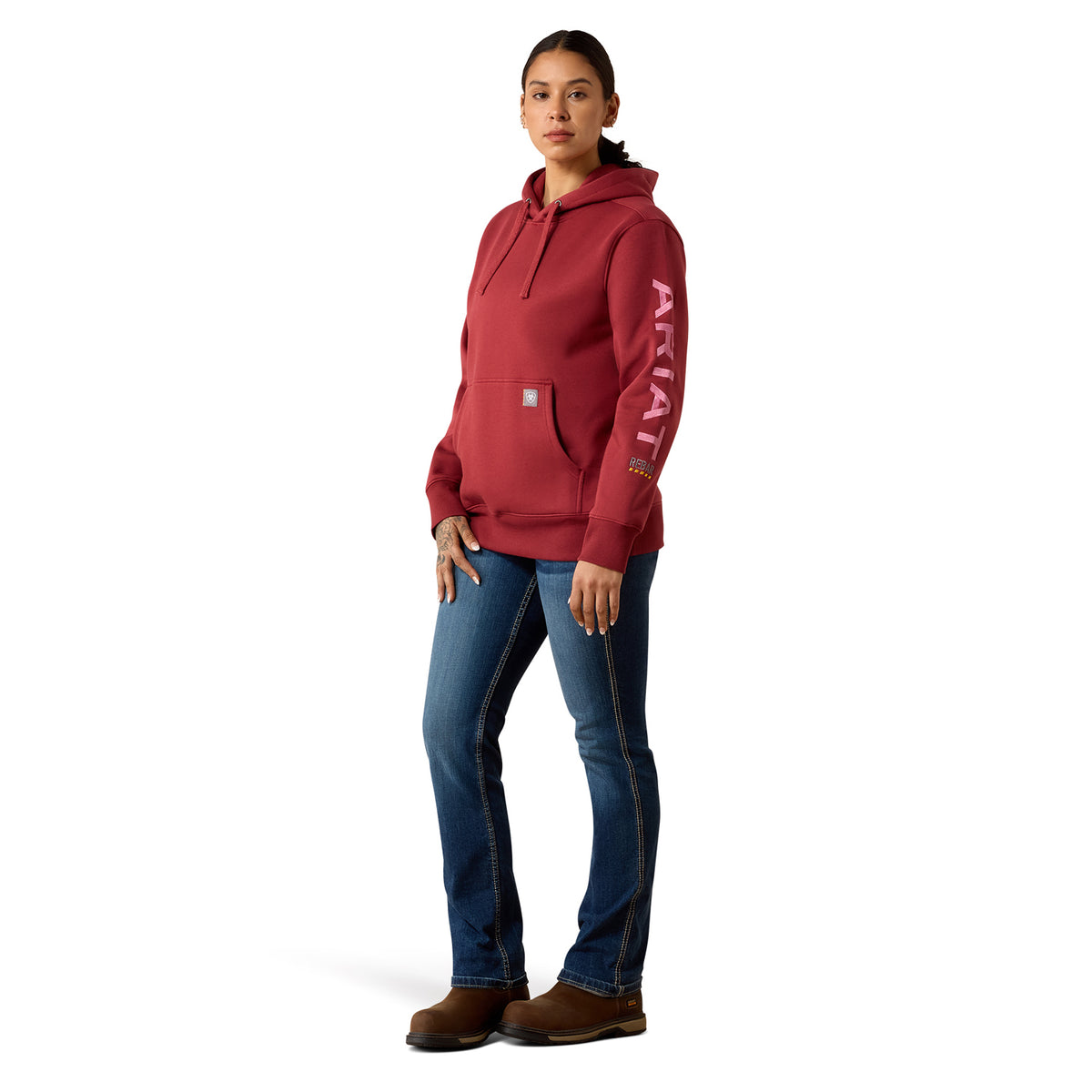 Ariat Women's Rebar Workman Graphic Hoodie Sweatshirts & Hoodies Ariat