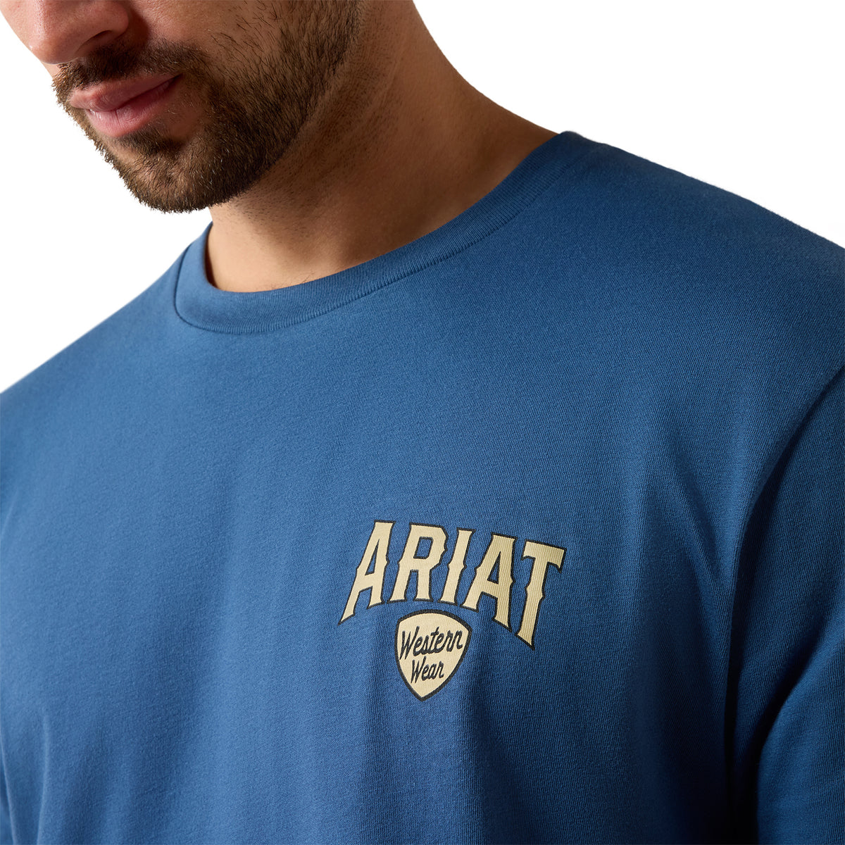 Ariat Men's Lone Longhorn Short Slevee T-Shirt T-Shirts Ariat
