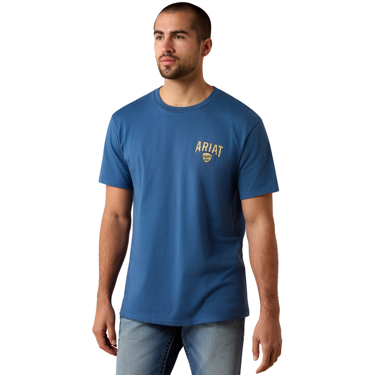 Ariat Men's Lone Longhorn Short Slevee T-Shirt T-Shirts Ariat