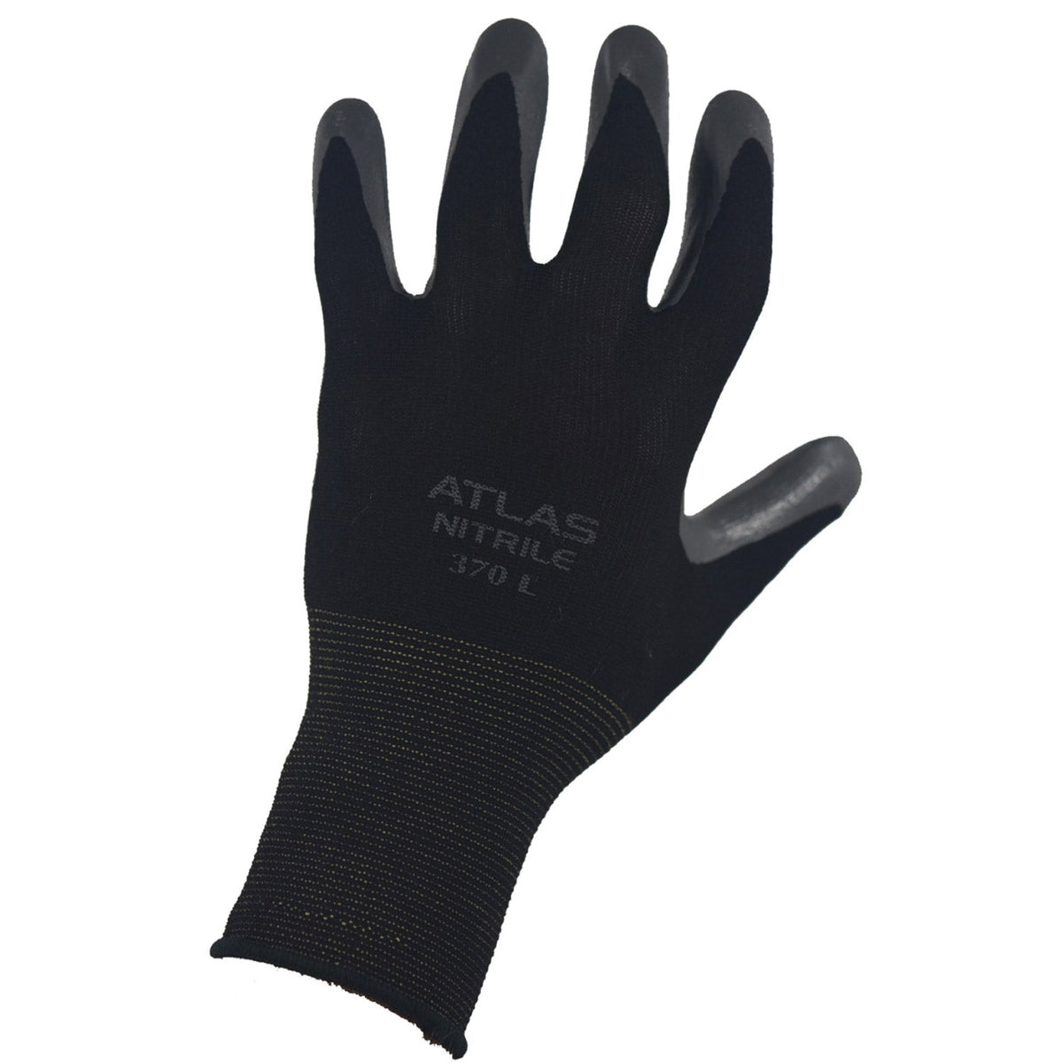 Atlas Nitrile Coated Glove Gloves Atlas Black L