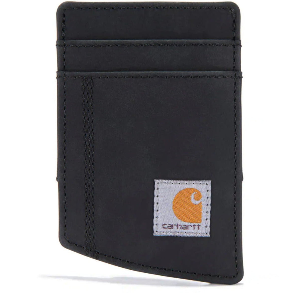 Carhartt Saddle Leather Font Pocket Wallet Wallets Carhartt Black OS
