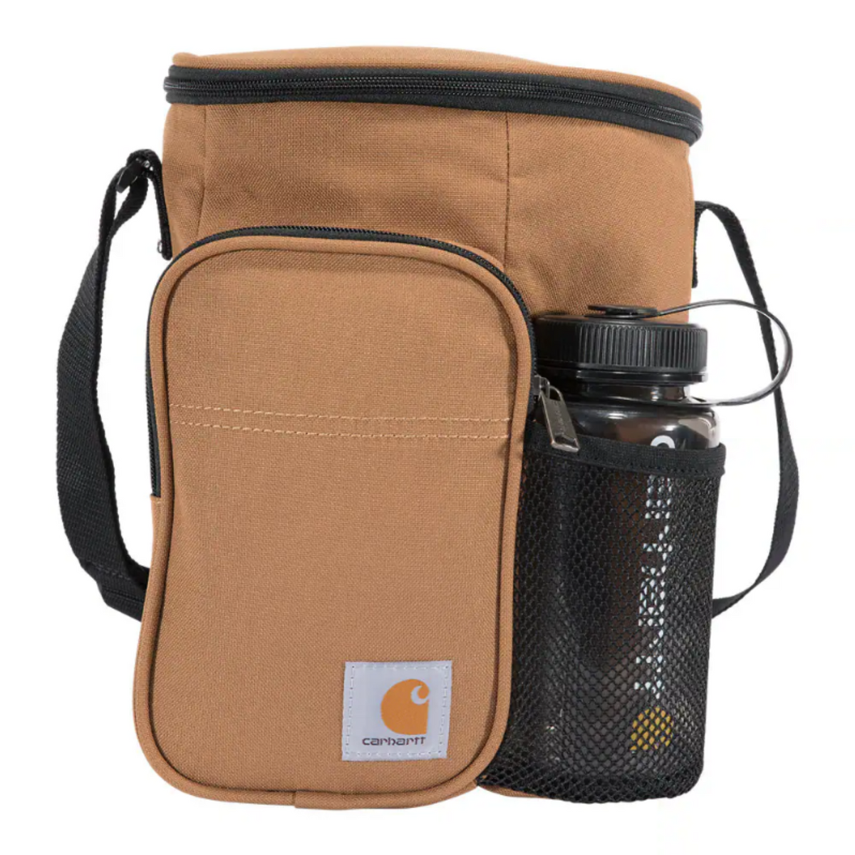 Carhartt Insulated 10 Can Vertical Cooler + Bottle Coolers & Thermos Carhartt Carhartt Brown OS