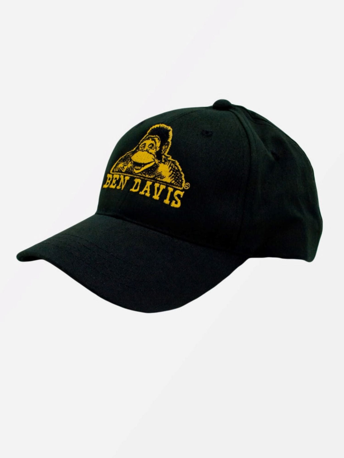 Ben Davis Gold Embroidery Logo Baseball Cap Hats & Caps Ben Davis Black OS