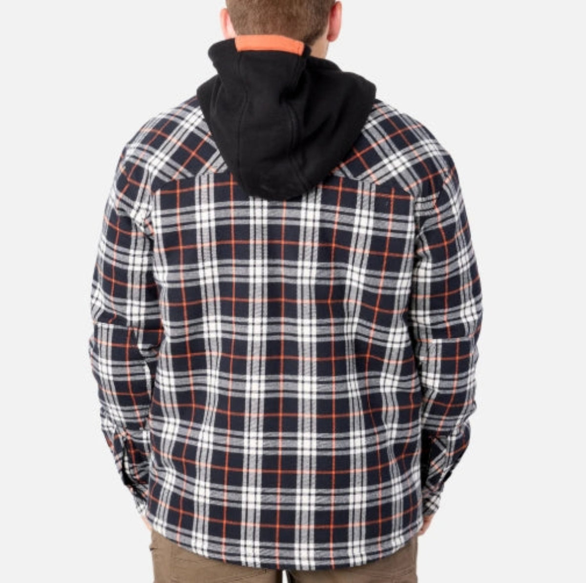 BRUNT Men's The Brunt Heavy Duty Hooded Snap Shirt Jac - Work World - Workwear, Work Boots, Safety Gear