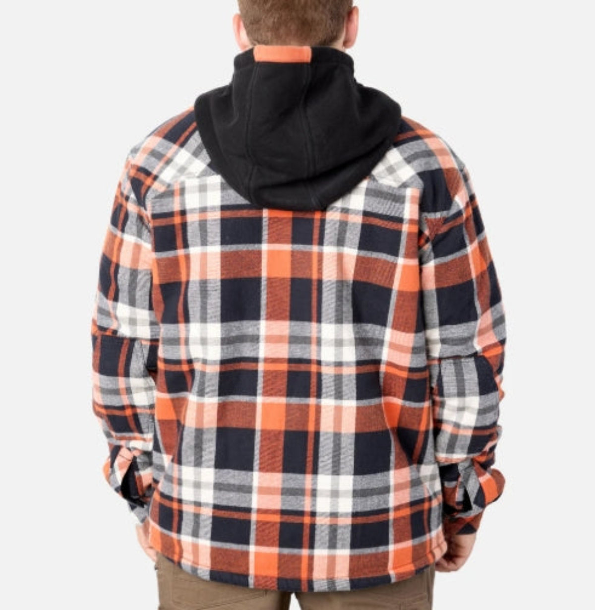 BRUNT Men's The Brunt Heavy Duty Hooded Snap Shirt Jac - Work World - Workwear, Work Boots, Safety Gear