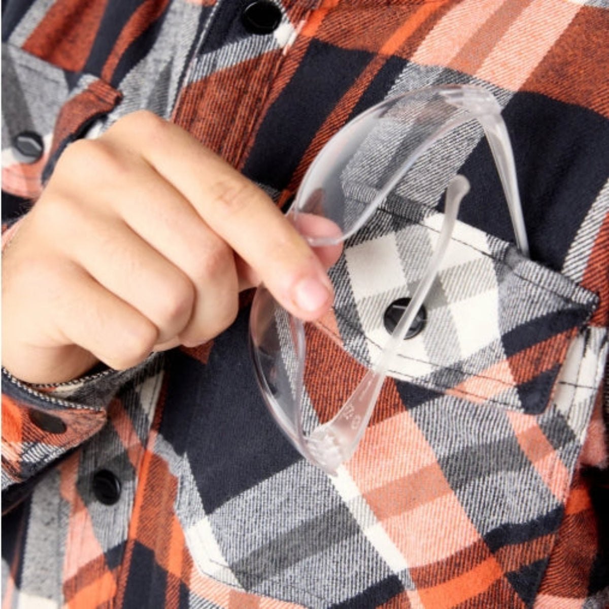 BRUNT Men's The Brunt Heavy Duty Hooded Snap Shirt Jac - Work World - Workwear, Work Boots, Safety Gear