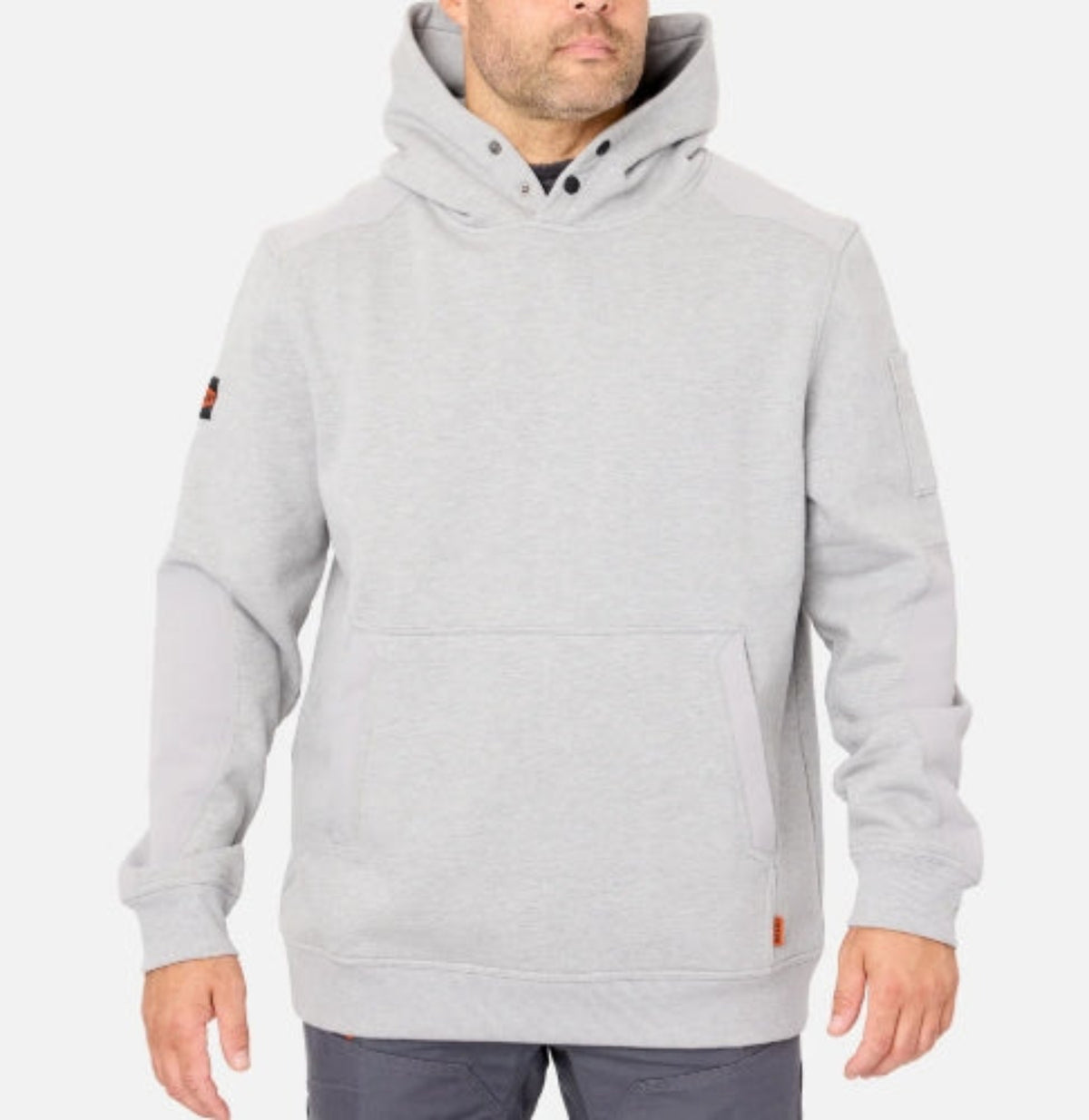 BRUNT Men's The Shevlin HD Water Resistant Hoodie Sweatshirts & Hoodies BRUNT Grey Heather 2XL Reg