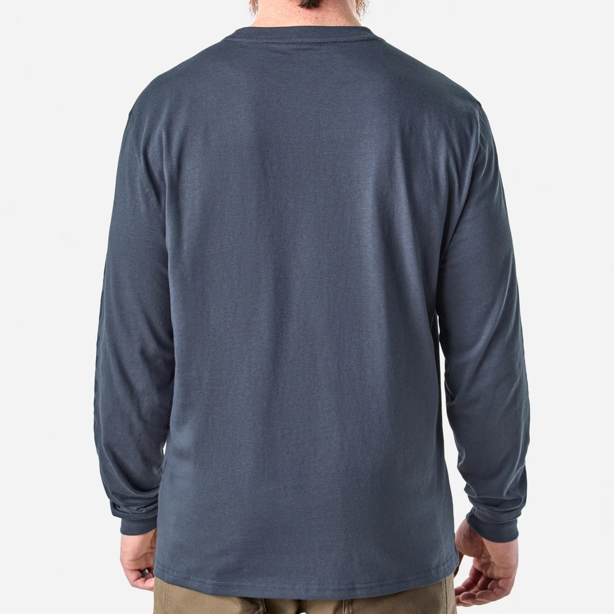 BRUNT Men's The Martin Utility Pocket Logo Long Short T-Shirt Long Sleeve T-Shirts BRUNT