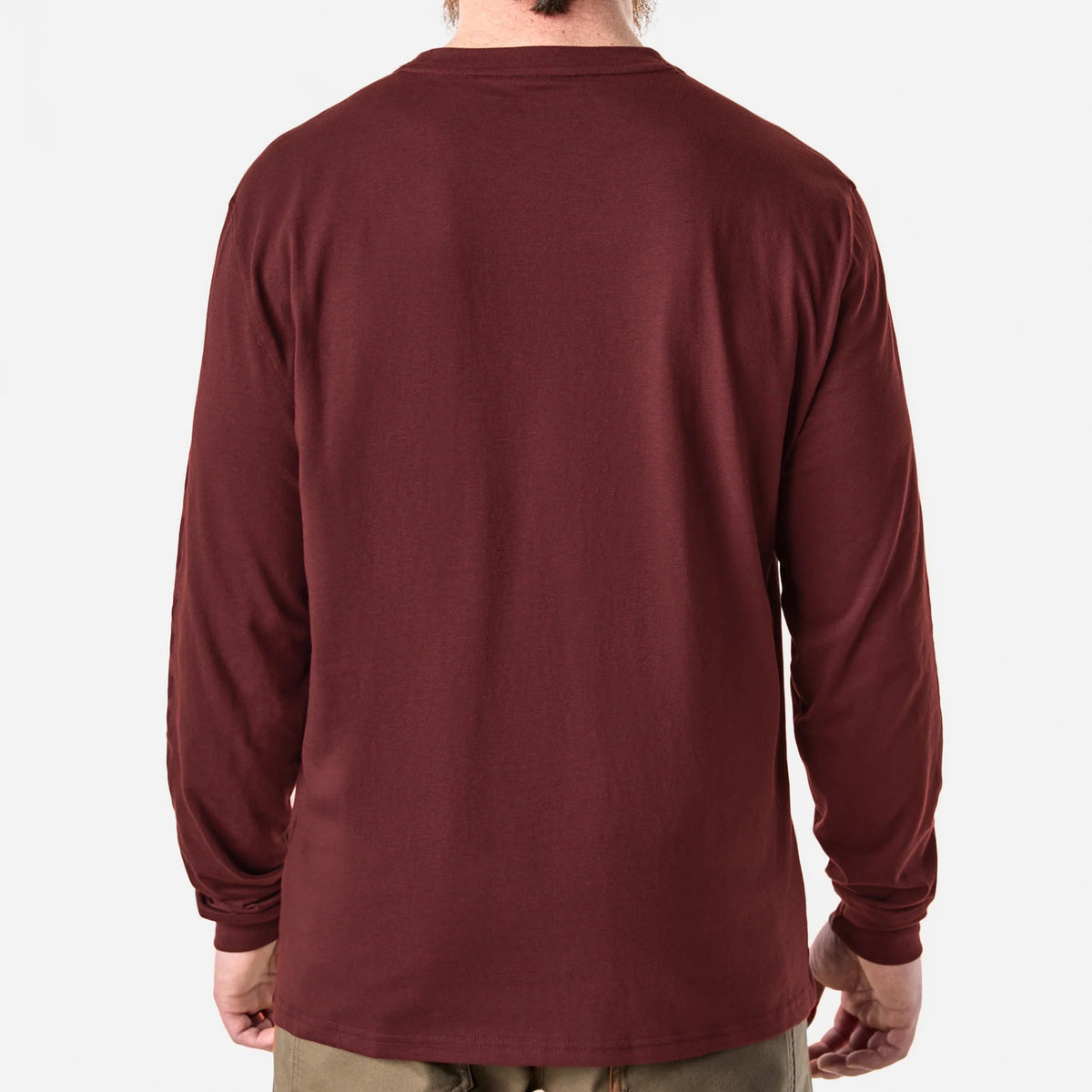BRUNT Men's The Martin Utility Pocket Logo Long Short T-Shirt Long Sleeve T-Shirts BRUNT