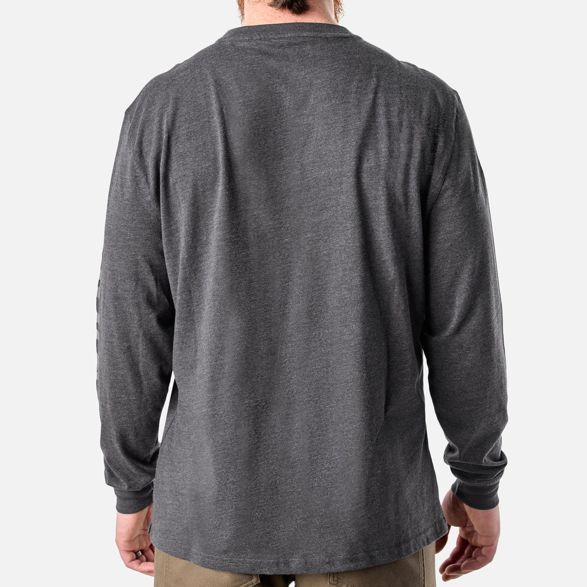 BRUNT Men's The Martin Utility Pocket Logo Long Short T-Shirt Long Sleeve T-Shirts BRUNT