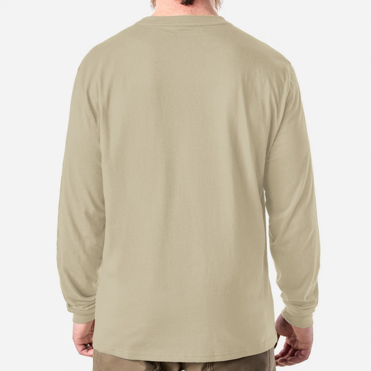 BRUNT Men's The Martin Utility Pocket Logo Long Short T-Shirt Long Sleeve T-Shirts BRUNT