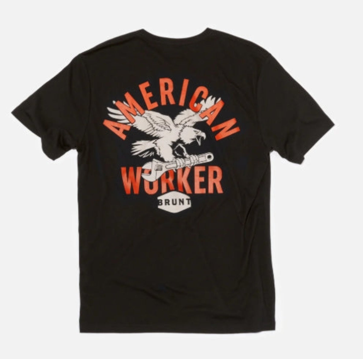BRUNT Men's American Worker Graphic Short Sleeve T-Shirt T-Shirts BRUNT Black 2XL Reg
