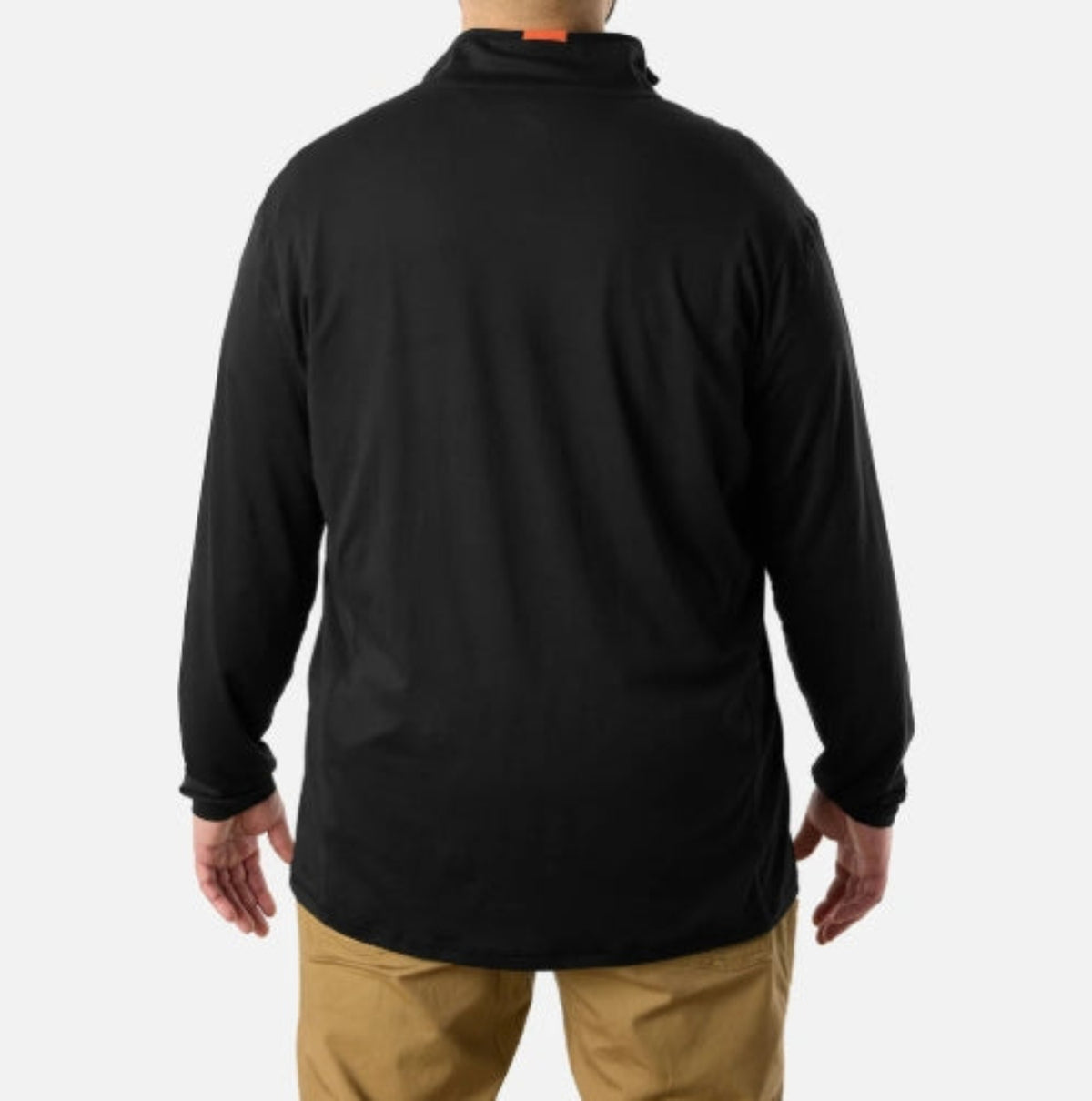 BRUNT Men's Mckenna Tech Quarter Zip Long Sleeve T-Shirt Work Shirts BRUNT