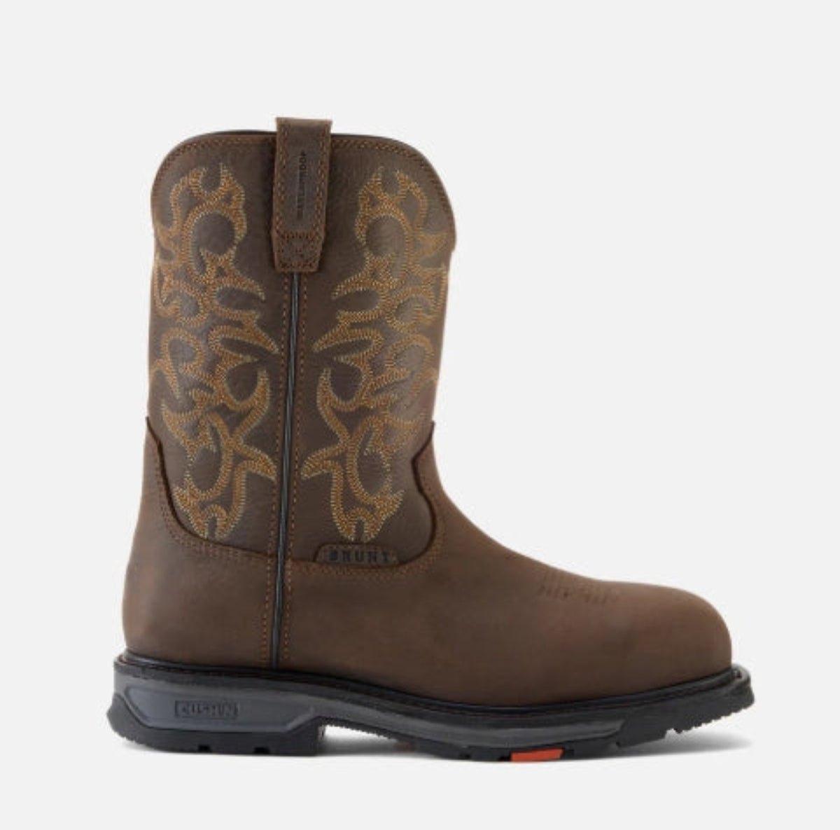 BRUNT Men's Vastbinder Welted Unlined 10" Waterproof Soft Toe Western Boot Western Boots BRUNT Dark Brown 10 D/2E