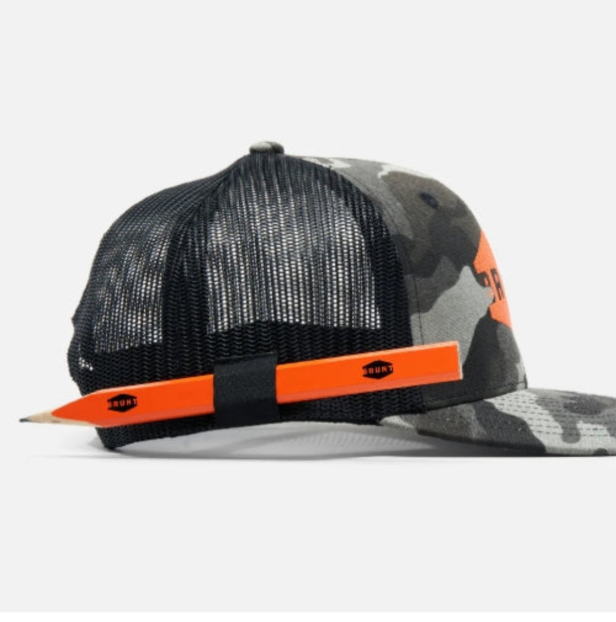 BRUNT Men's Curved Brim Pencil Holder Snapback Cap - Work World - Workwear, Work Boots, Safety Gear