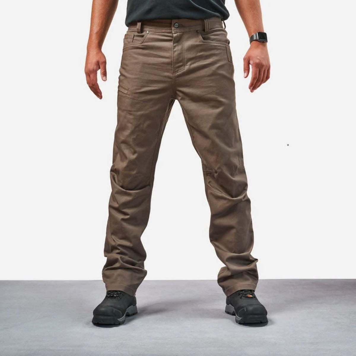 BRUNT Men's The Torra Water Resistant Stretch Work Pant Pants BRUNT Brown 28 30 Inseam