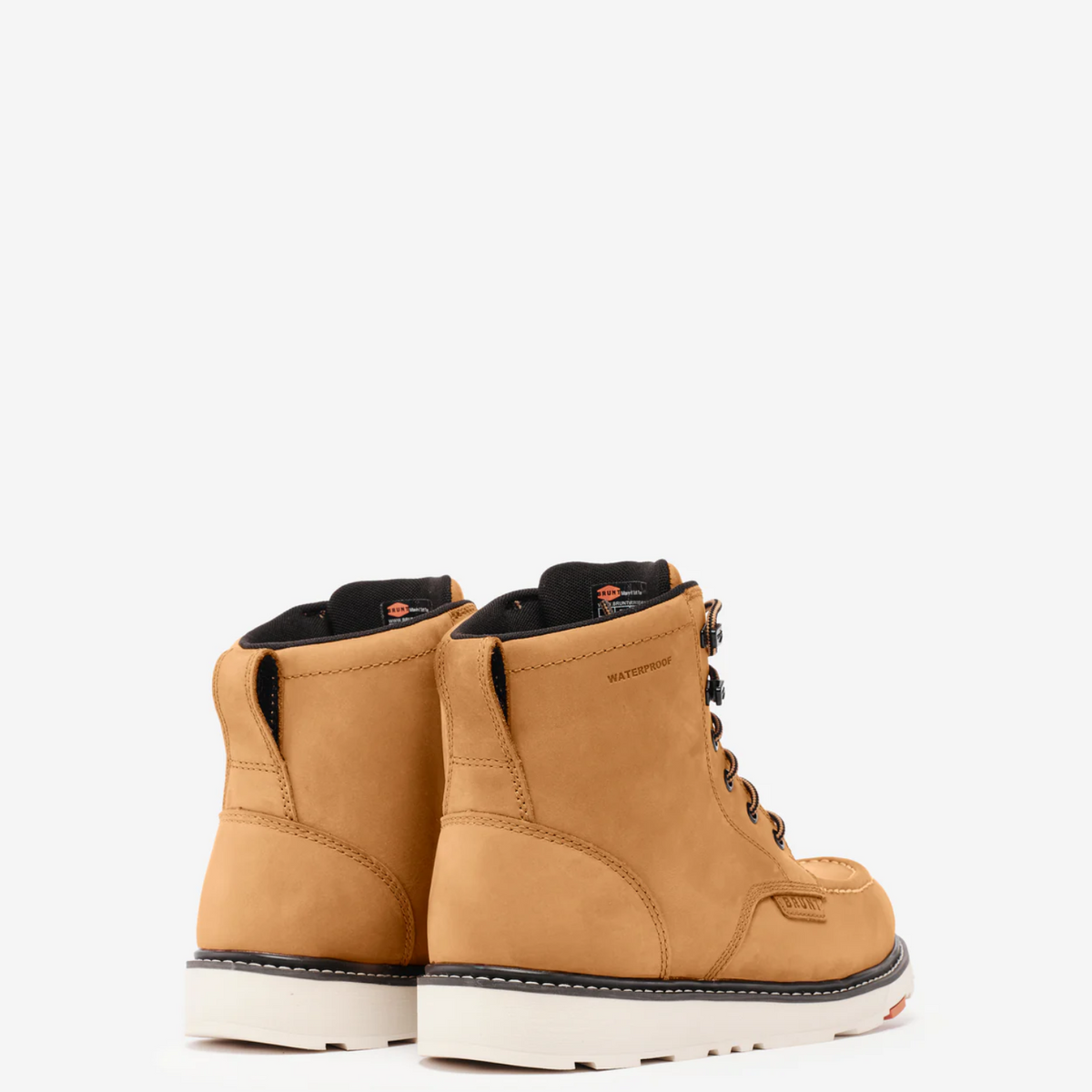 BRUNT Men's Marin 6" Waterproof Moc Toe Work Boot - Work World - Workwear, Work Boots, Safety Gear