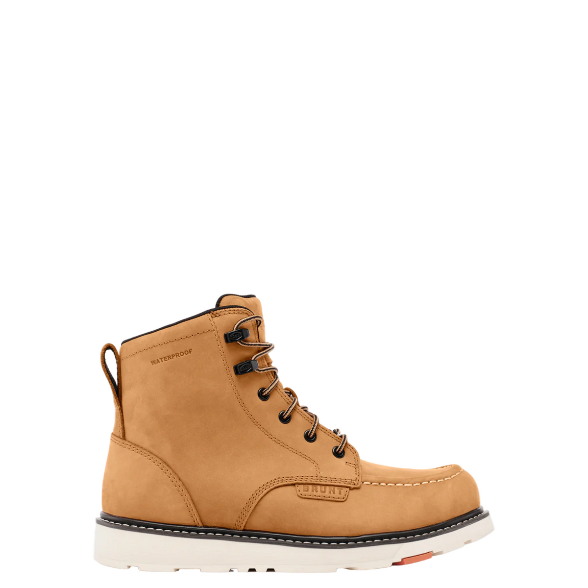 BRUNT Men's Marin 6" Comp Toe Waterproof Work Boot Work Boots BRUNT Wheat 10 D/2E