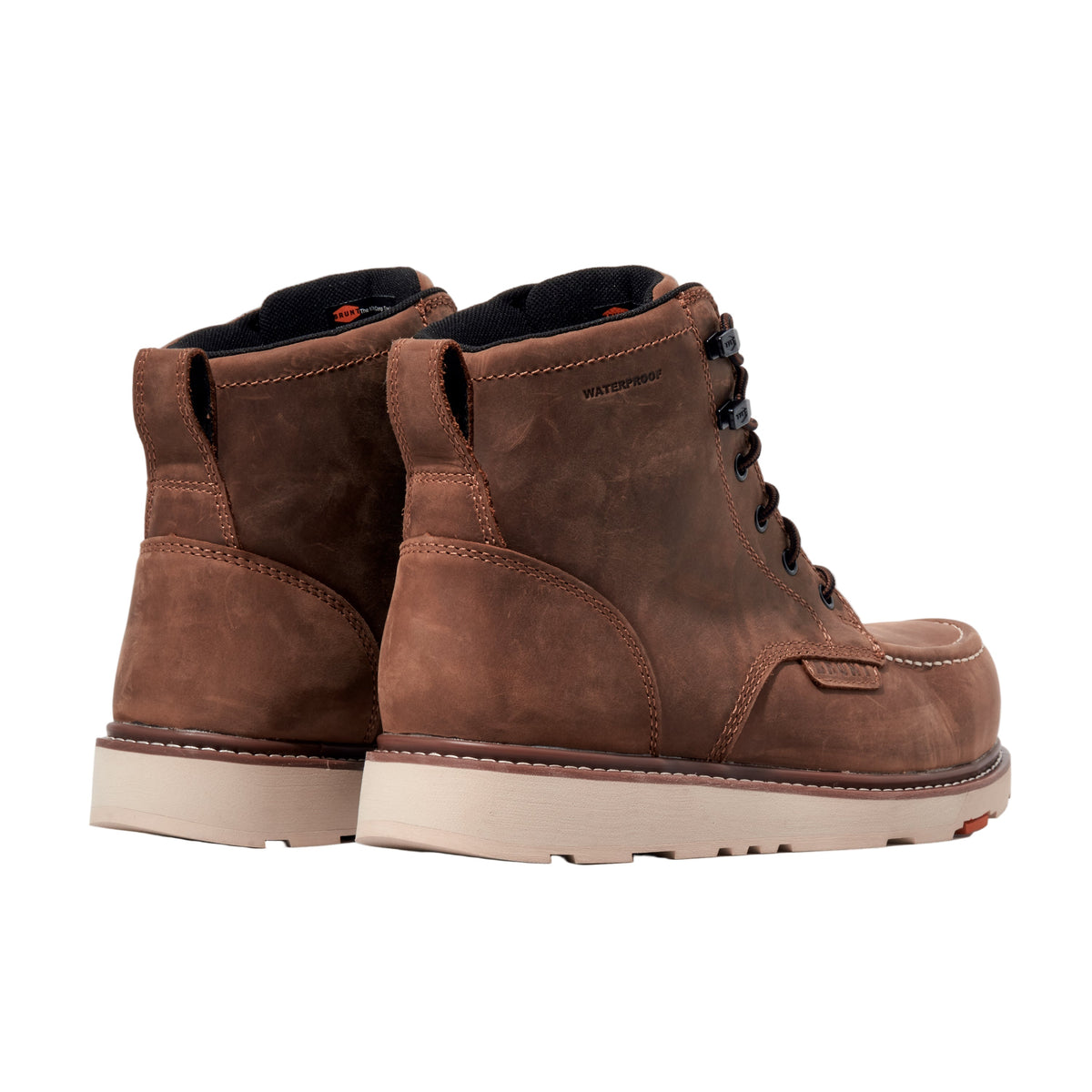 BRUNT Men's Marin 6" Comp Toe Waterproof Work Boot Work Boots BRUNT