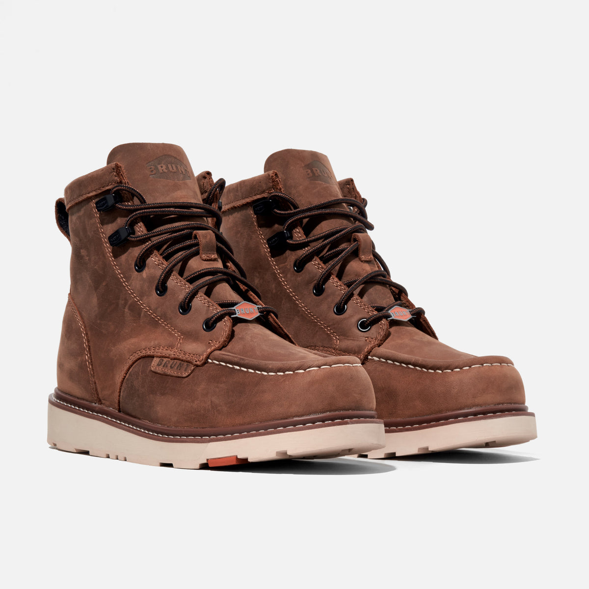 BRUNT Men's Marin Unlined 6" Comp Toe Work Boot Work Boots BRUNT